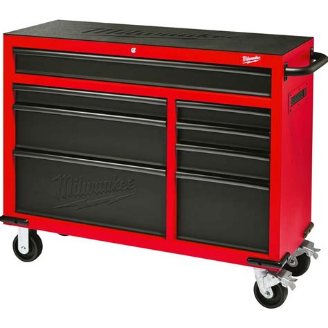 milwaukee 46 8-drawer rolling steel storage cabinet|milwaukee tool drawer.